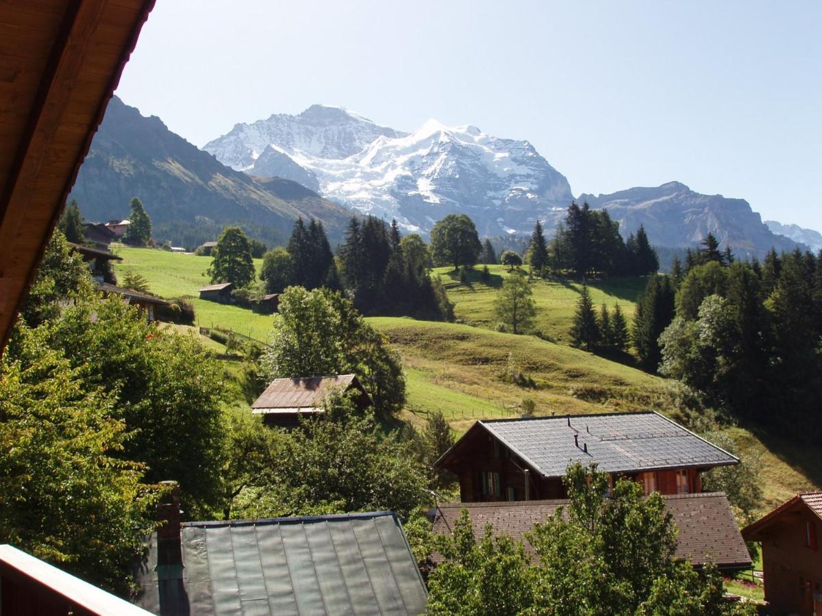 Chalet Eigersunne 2 Wengen Exteriör bild